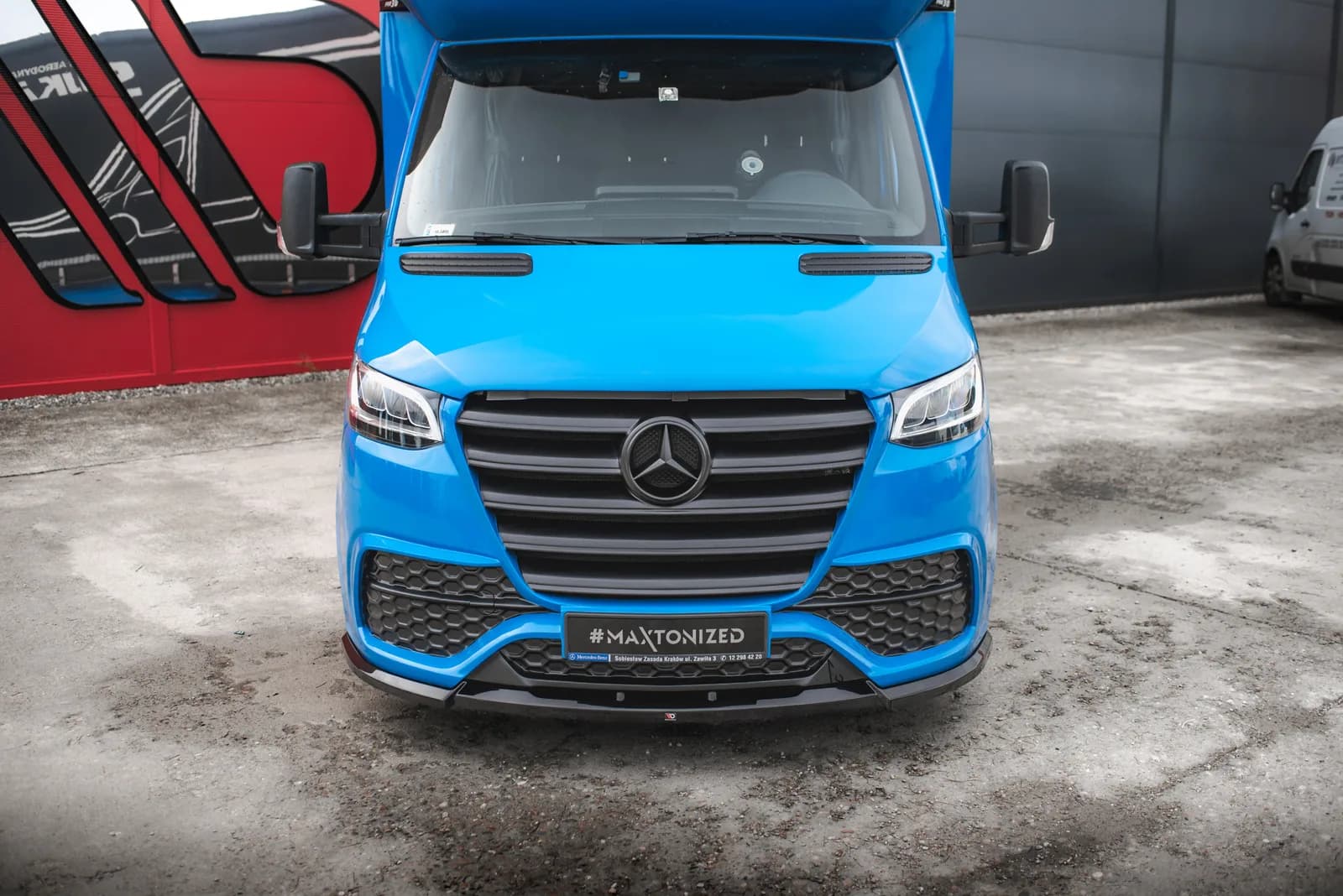 Передній сплітер Maxton Mercedes-Benz Sprinter Mk3 - фото My Tuning Lab