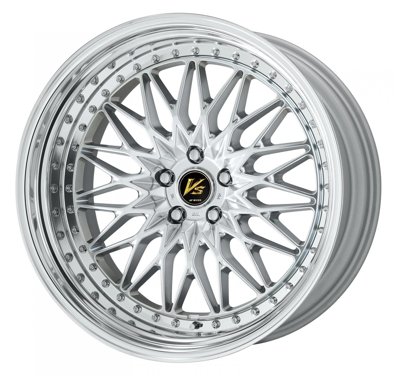 Легкосплавний диск 21" Work Wheels VS XV Step Rim 21x8 BLANK Silky Rich срібний (SRS) - фото My Tuning Lab