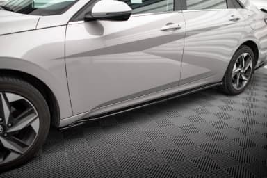 Накладки на пороги Maxton Hyundai Elantra Mk7 - фото My Tuning Lab
