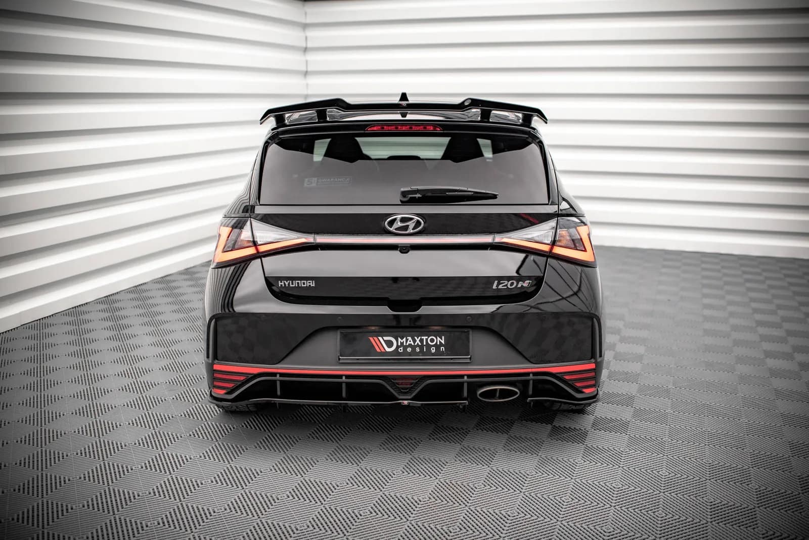 Задній сплітер (Z Dyfuzorem) Maxton Hyundai I20 N Mk3 - фото My Tuning Lab