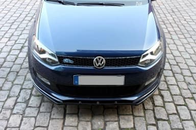 Передній сплітер Maxton Volkswagen Polo Mk5 - фото My Tuning Lab