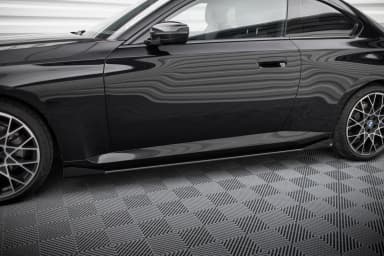 Накладки на пороги Street Pro + Flaps Maxton BMW 2 Coupe G42 - фото My Tuning Lab