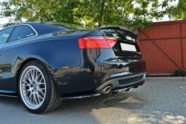 Задній сплітер Maxton Audi A5 Coupe / Sportback S-Line 8T (Z dyfuzorem) - фото My Tuning Lab