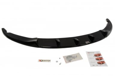 Передній сплітер Maxton Opel Corsa D Nurburg ( OPC / VXR Bumper ) (чорний глянець) - фото My Tuning Lab
