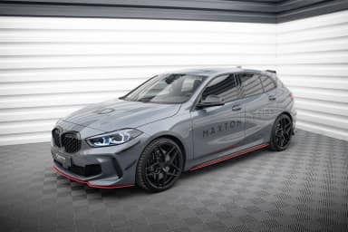 Накладки на пороги V.2 Maxton BMW 1 M-пакет / M135i / 128ti - фото My Tuning Lab