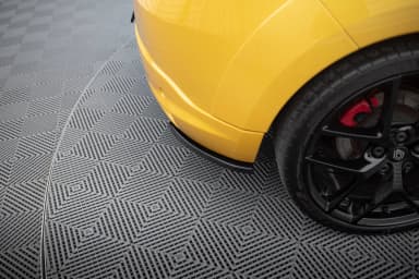 Задні сплітери boczne Maxton Renault Megane III RS (чорний глянець) - фото My Tuning Lab