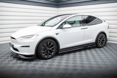 Накладки на пороги Maxton Tesla Model X Mk1 Facelift - фото My Tuning Lab