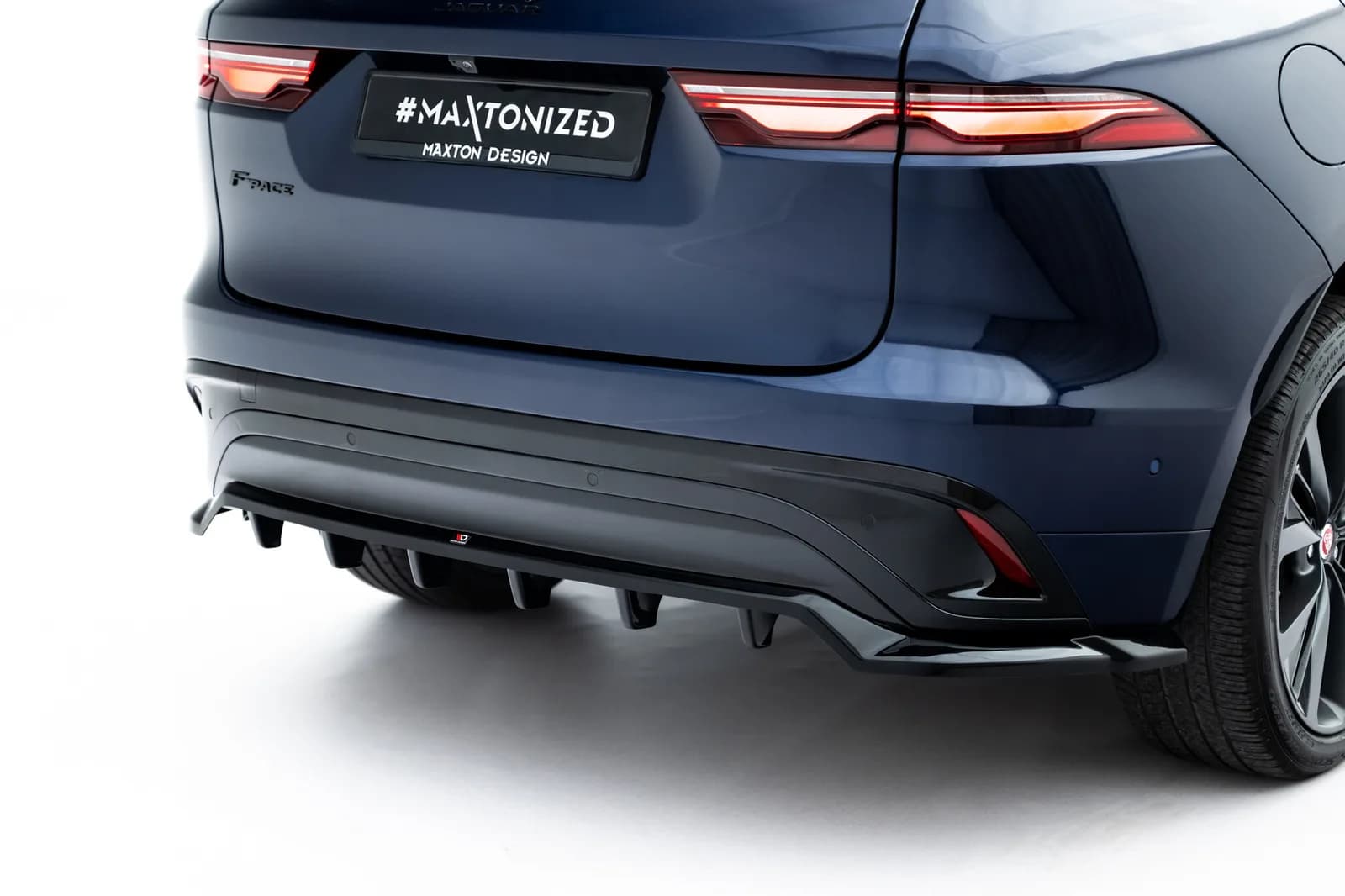 Задній сплітер (Z Dyfuzorem) Maxton Jaguar F-Pace R-Sport X761 Facelift - фото My Tuning Lab