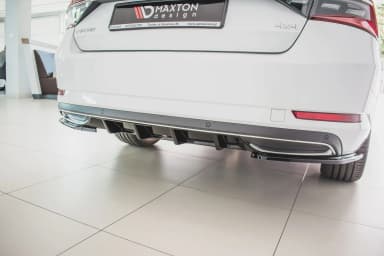 Задня накладка Maxton Skoda Superb Liftback / Combi Mk3 FL - фото My Tuning Lab