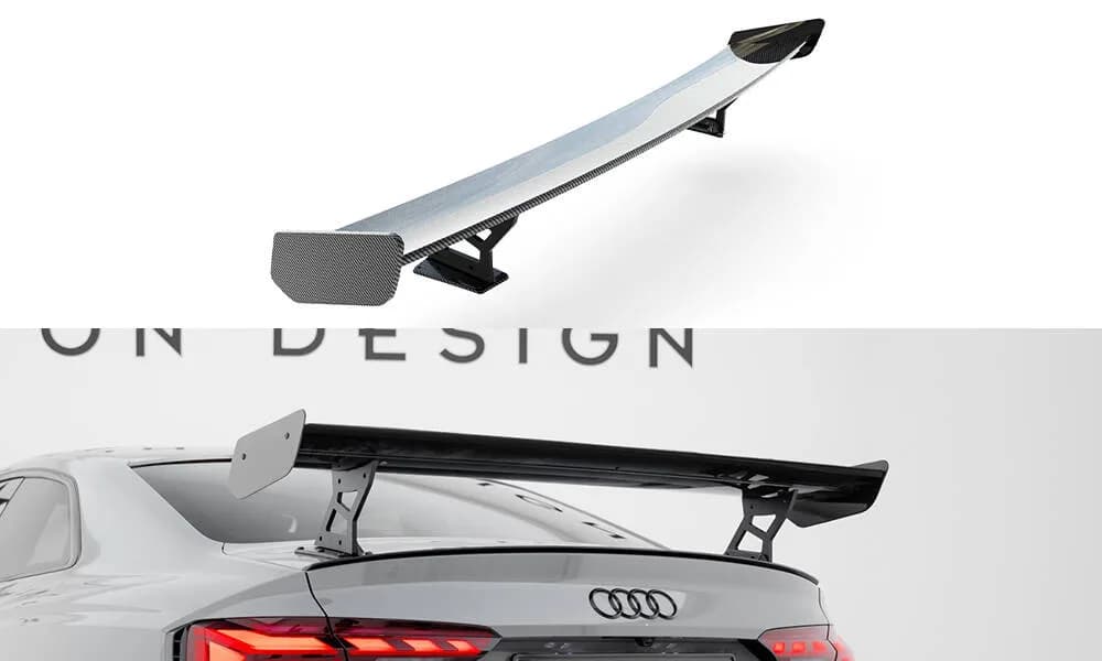 Karbonowy Spoiler Z Zewnętrznymi Wspornikami V.2 Maxton Audi A5 / A5 S-Line / S5 / RS5 Coupe F5 / F5 Facelift - фото My Tuning Lab