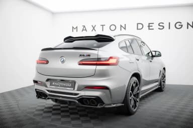 Задній сплітер (Z Dyfuzorem) Maxton BMW X4 M F98 - фото My Tuning Lab
