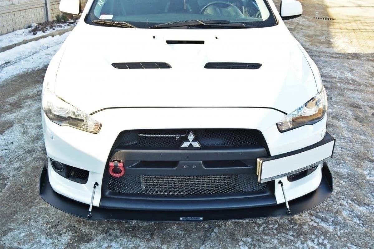 Передній сплітер Maxton Racing Mitsubishi Lancer Evo X V1 - фото My Tuning Lab