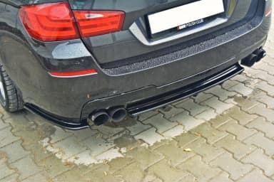 Задній сплітер Maxton BMW 5 M-пакет Sedan/Touring F10/F11 (2 podwójne końcówki Вихлопu) - фото My Tuning Lab