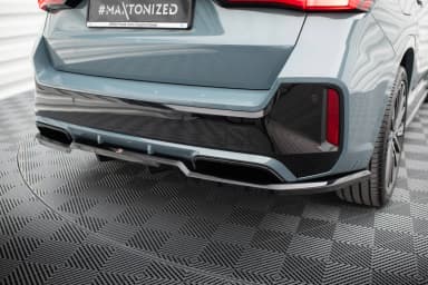 Задній центральний сплітер з дифузором Maxton BMW X1 M-пакет U11 - фото My Tuning Lab