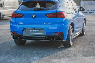 Задні сплітери boczne Maxton BMW X2 F39 M-пакет (чорний глянець) - фото My Tuning Lab