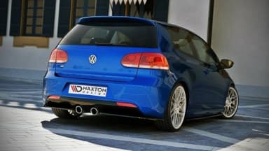 Задні сплітери boczne Maxton Volkswagen Golf MK6 R (чорний глянець) - фото My Tuning Lab