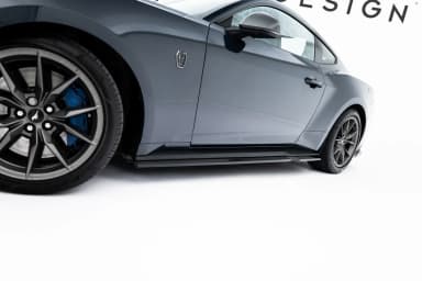 Накладки на пороги Maxton Ford Mustang GT / Dark Horse Mk7 - фото My Tuning Lab