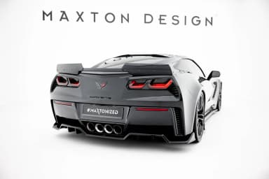 Задній центральний сплітер з дифузором MaxtonChevrolet Corvette Z06 C7 - фото My Tuning Lab