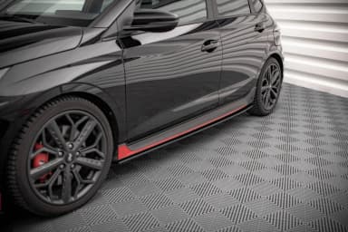 Накладки на пороги Maxton Hyundai I20 N Mk3 - фото My Tuning Lab
