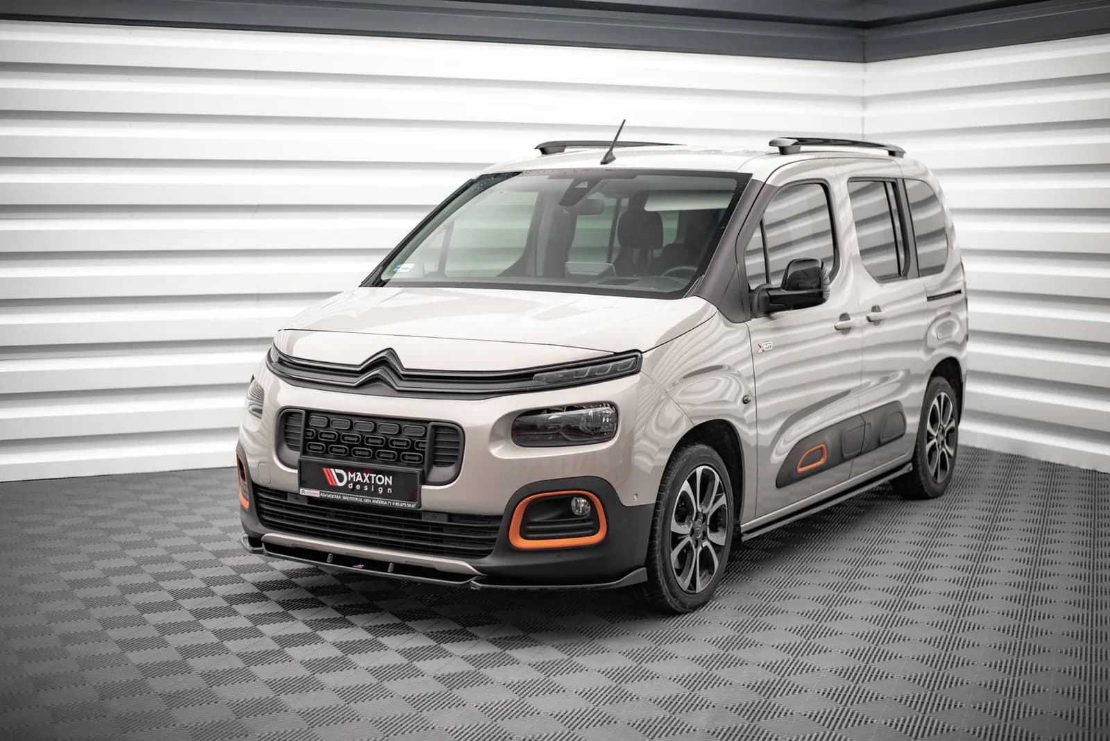 Передній сплітер Maxton Citroen Berlingo Mk3 - фото My Tuning Lab