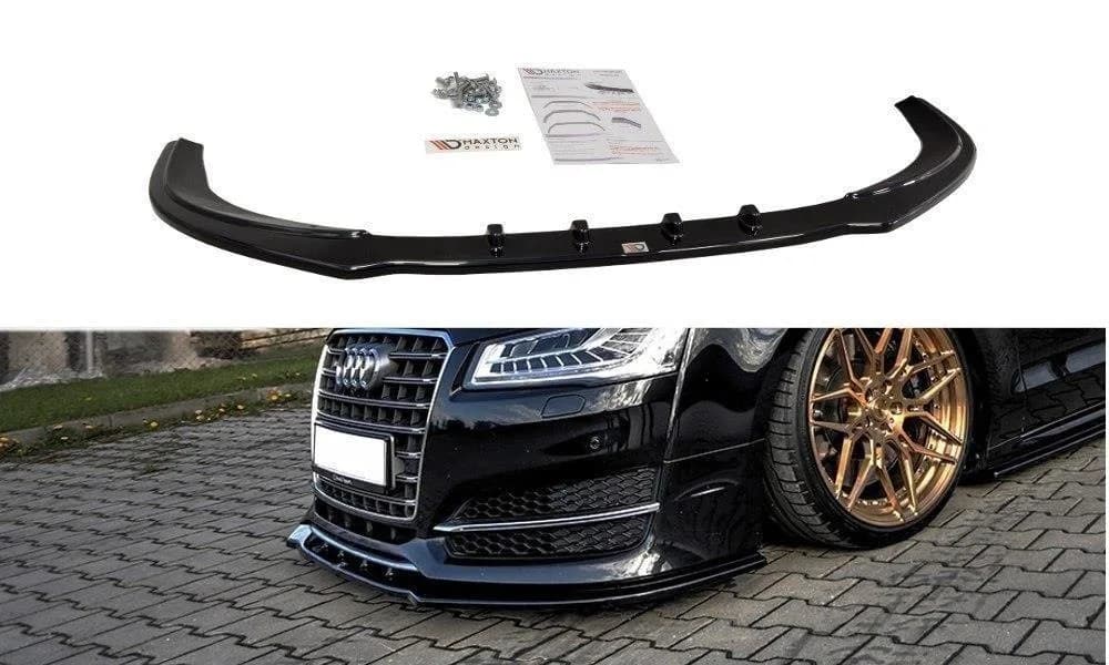 Передній сплітер V.1 Maxton Audi S8 D4 FL - фото My Tuning Lab