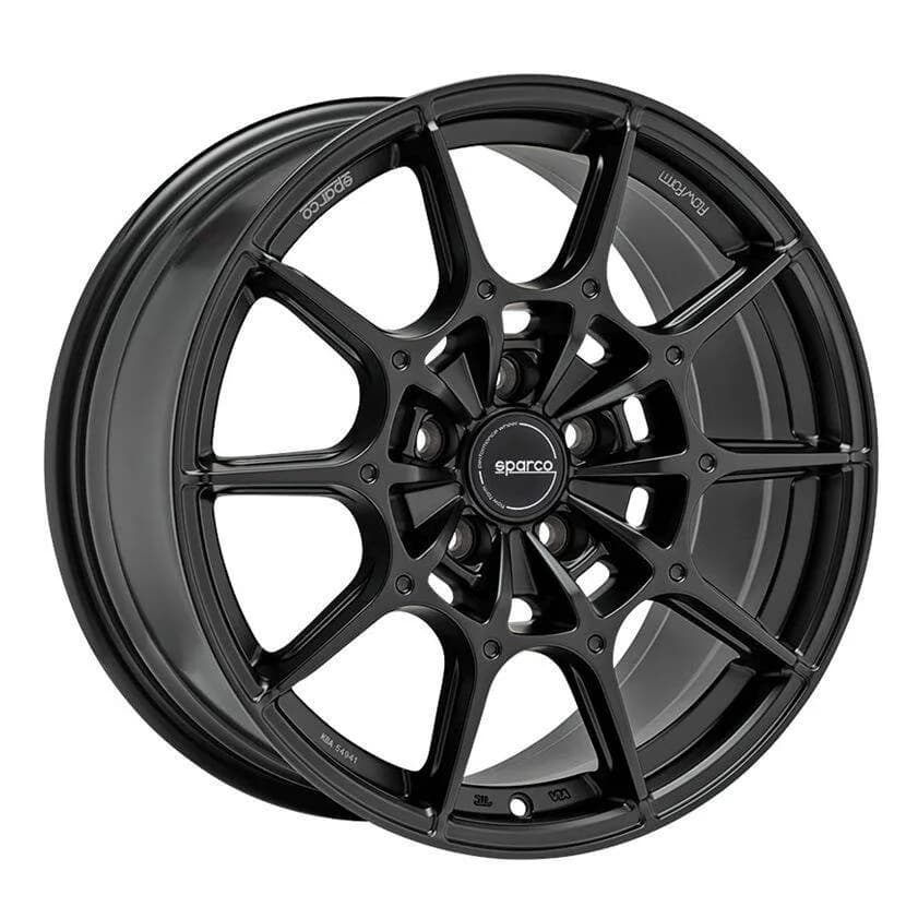 Легкосплавний диск 18" SPARCO Ff2 18x7,5 ET45 5x100 матовий чорний - фото My Tuning Lab
