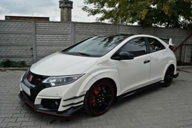 Передній сплітер Maxton Racing Honda Civic IX Type-R V1 - фото My Tuning Lab