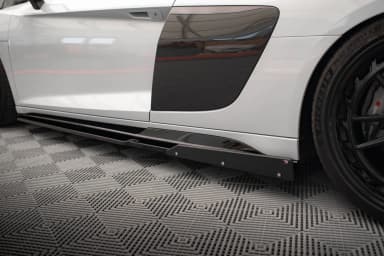Накладки на пороги V.2 + Flaps Maxton Audi R8 Mk2 Facelift - фото My Tuning Lab