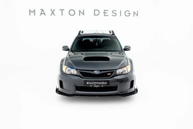 Передній сплітер Street Pro + Flaps Maxton Subaru Impreza WRX STI Mk3 Facelift - фото My Tuning Lab