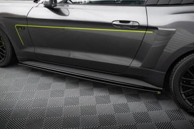 Накладки на пороги Maxton Ford Mustang GT Mk6 - фото My Tuning Lab
