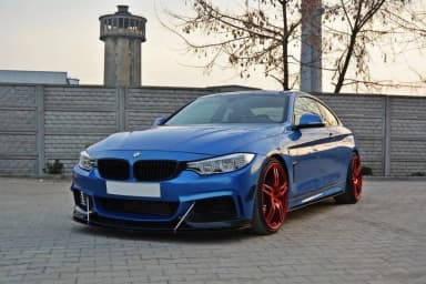 Накладки на пороги Racing Maxton BMW 4 Coupe / Gran Coupe / Cabrio M-пакет F32 / F36 / F33 - фото My Tuning Lab