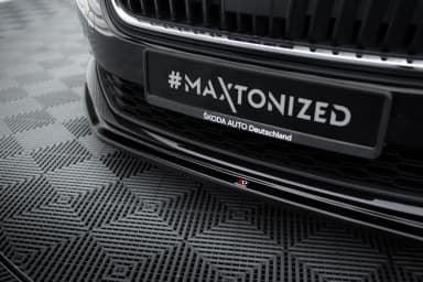 Передній сплітер V.3 Maxton Skoda Scala - фото My Tuning Lab