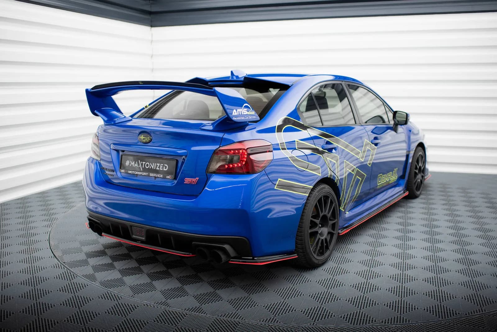 Задній сплітер V.2 SUBARU WRX STI - фото My Tuning Lab