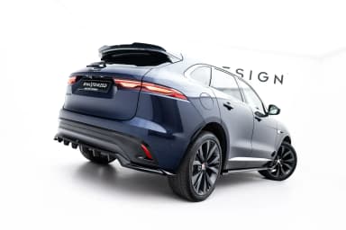 Задній сплітер (Z Dyfuzorem) Maxton Jaguar F-Pace R-Sport X761 Facelift - фото My Tuning Lab