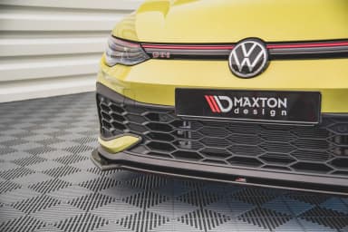 Передній сплітер V.3 Maxton Volkswagen Golf 8 GTI Clubsport - фото My Tuning Lab