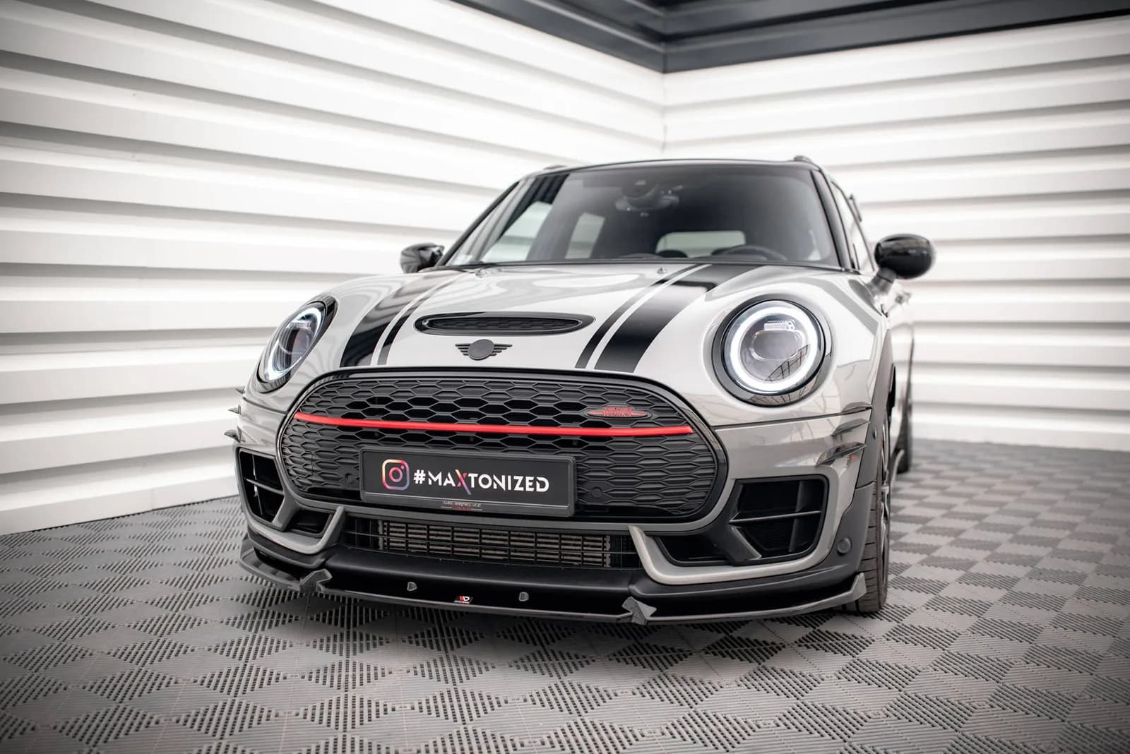 Передній сплітер V.4 Maxton Mini Cooper Clubman John Cooper Works F54 Facelift - фото My Tuning Lab