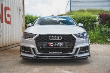 Передній сплітер V.3 Maxton Audi S3 / A3 S-Line 8V FL Sedan - фото My Tuning Lab