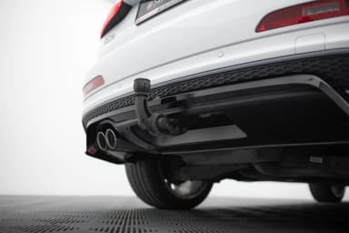 Задній сплітер (Z Dyfuzorem) Maxton Audi Q3 S-line 8U - фото My Tuning Lab
