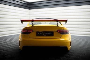 Karbonowy Spoiler Z Wewnętrznymi Wspornikami + LED Maxton Audi A5 Coupe 8T - фото My Tuning Lab