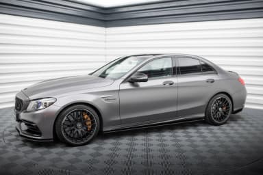 Накладки на пороги Street Pro Maxton Mercedes-AMG C63 Sedan / Estate W205 Facelift - фото My Tuning Lab