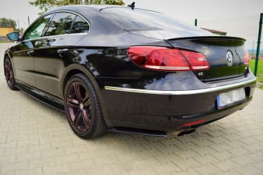 Задні сплітери boczne Maxton Volkswagen CC R-Line (чорний глянець) - фото My Tuning Lab