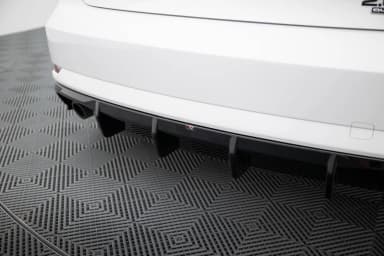 Задня накладка Maxton Audi A3 Sedan 8V Facelift (Wersja z pojedynczymi końcówkami Вихлопu po obydwu stronach) - фото My Tuning Lab