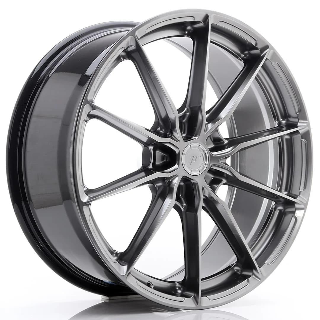 Легкосплавний диск 20" Japan Racing JR37 20x8,5 ET25 5x112 насичений чорний - фото My Tuning Lab
