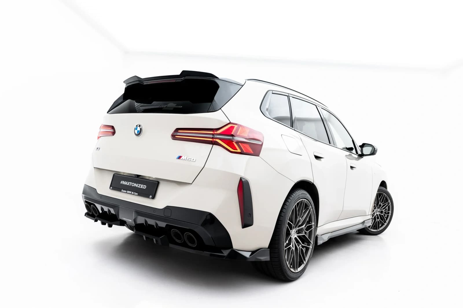 Задній сплітер (Z Dyfuzorem) Maxton BMW X3 M50 G45 - фото My Tuning Lab
