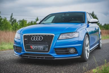 Передній сплітер V.1 Maxton Audi S4 / A4 S-Line B8 - фото My Tuning Lab