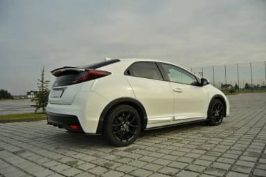 Задній спойлер Maxton Honda Civic MK9 Facelift (чорний глянець) - фото My Tuning Lab