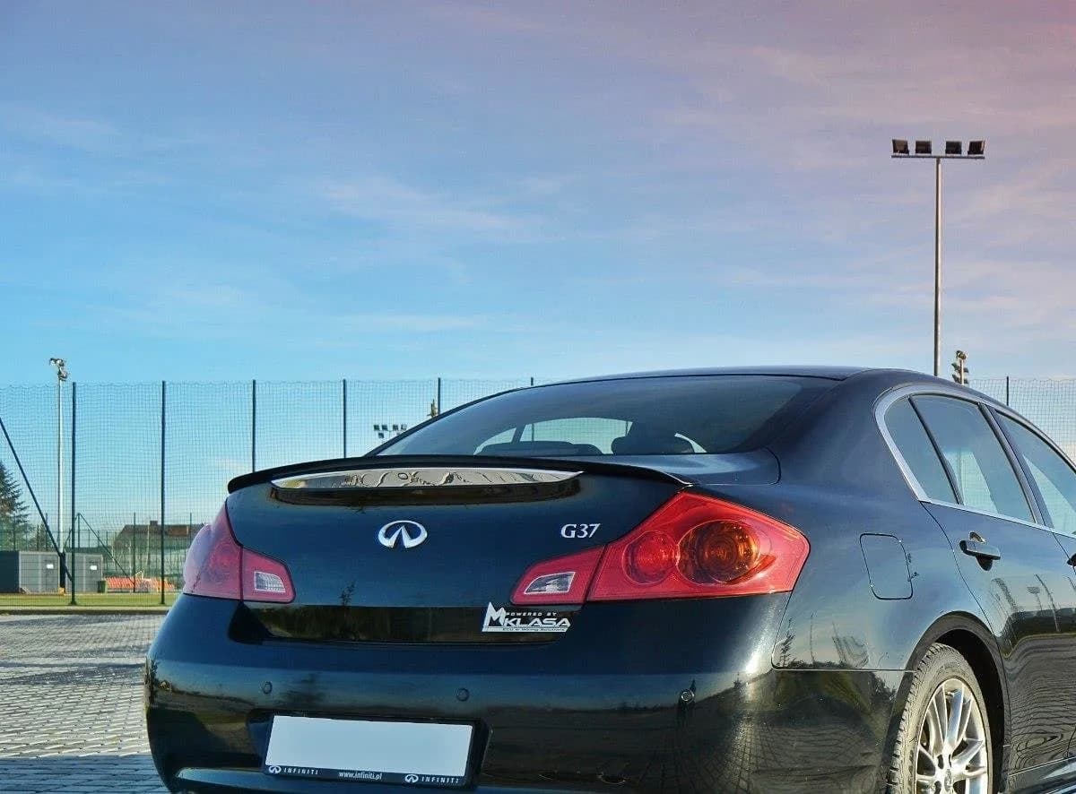Задній спойлер Maxton Infiniti G37 Sedan (чорний глянець) - фото My Tuning Lab