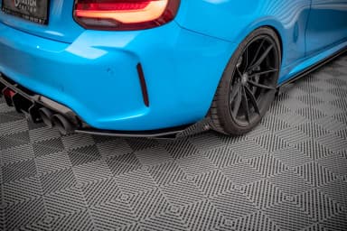 Задні сплітери Boczne Street Pro + Flaps Maxton BMW M2 F87 - фото My Tuning Lab