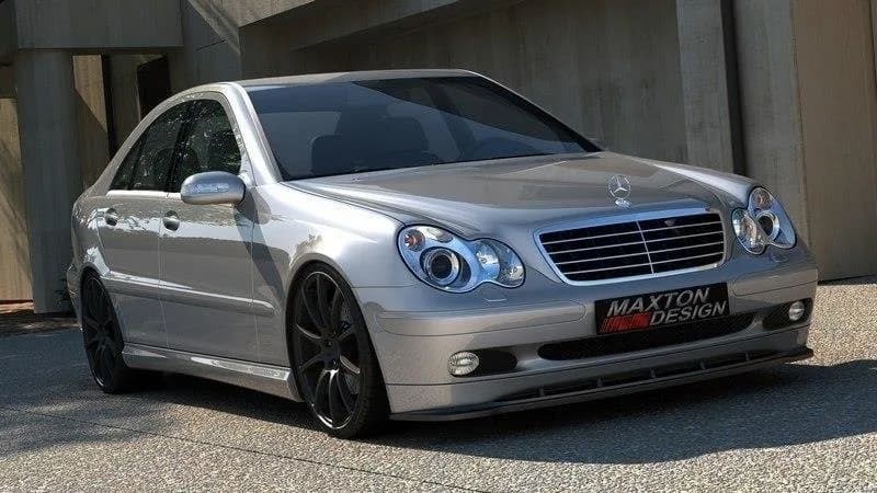 Maxton Design Передній сплітер Mercedes C-Class W203 00-03 (do wersji standardowej) - фото My Tuning Lab