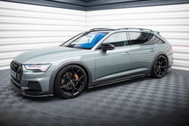 Накладки на пороги Maxton Audi A6 Allroad C8 - фото My Tuning Lab